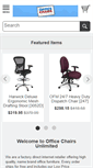 Mobile Screenshot of officechairsunlimited.com